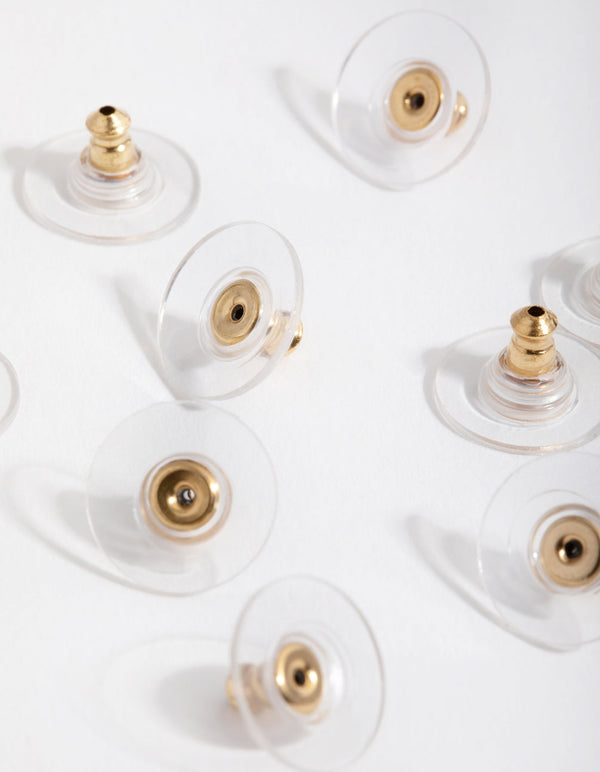 Gold Earring Backs 16-Pack