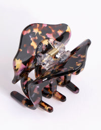 Acrylic Black Marble Small Clip - link has visual effect only