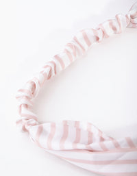 Fabric Stripe Stretch Turban Headband - link has visual effect only