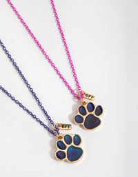 Kids Paw Mood Best Friend Necklace - link has visual effect only