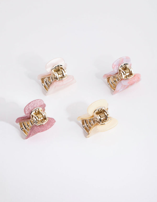 Kids Acrylic Pink Claw 4-Pack