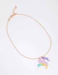 Kids Rainbow Unicorn Necklace - link has visual effect only