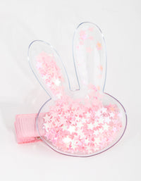 Kids Plastic Shaker Bunny 2-Pack Clip - link has visual effect only