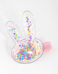 Kids Plastic Shaker Bunny 2-Pack Clip - link has visual effect only