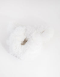 Kids Pink Faux Fur Bunny Scrunchie - link has visual effect only