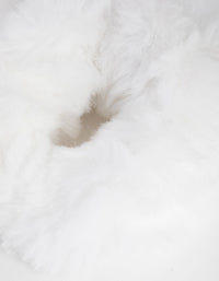 Kids Pink Faux Fur Bunny Scrunchie - link has visual effect only
