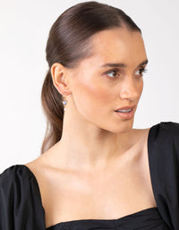 Gold Triple Drop Huggie Earrings - link has visual effect only