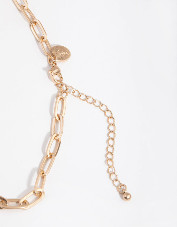 Acrylic Disc Chain Necklace