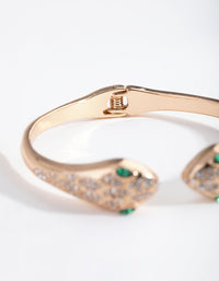 Gold Pave Snake Bracelet - link has visual effect only