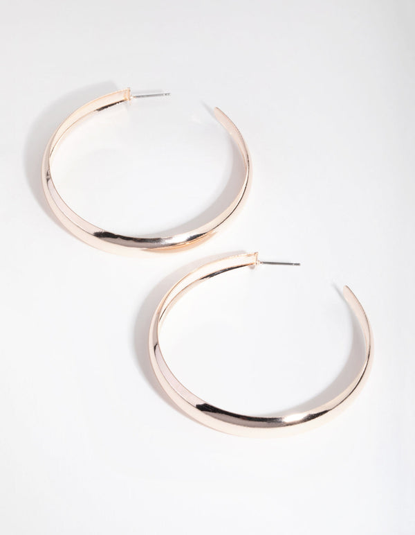 Rose Gold 60mm Hoop Earrings