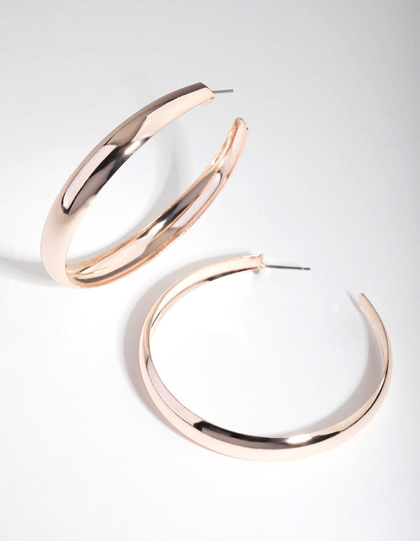 Rose Gold 60mm Hoop Earrings