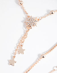 Rose Gold Celestial Drop 4-Pack Bracelets - link has visual effect only