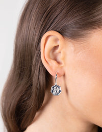 Silver Cherub Cross 6-Pack Earring - link has visual effect only