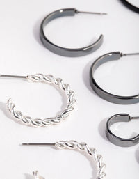 Mixed Metal Sleeper 6-Pack Earring - link has visual effect only