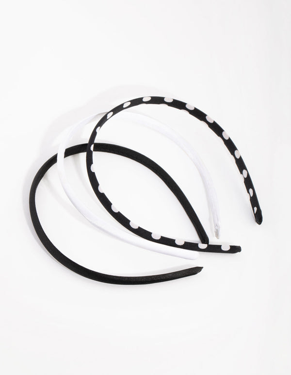 Black Spot Headband 3-Pack