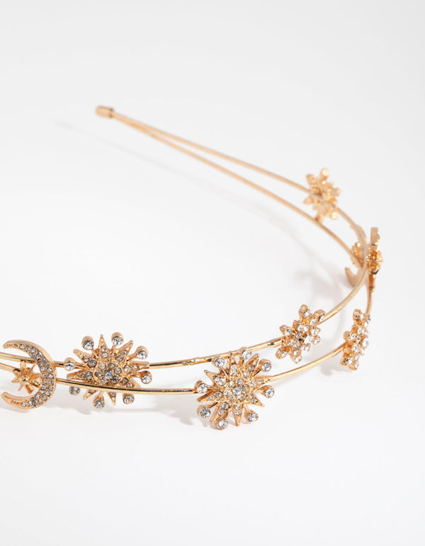 Gold Galactica Headband