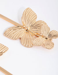 Gold Matte Butterfly Pins - link has visual effect only