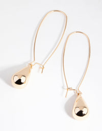 Gold Pebble Drop Earrings - link has visual effect only