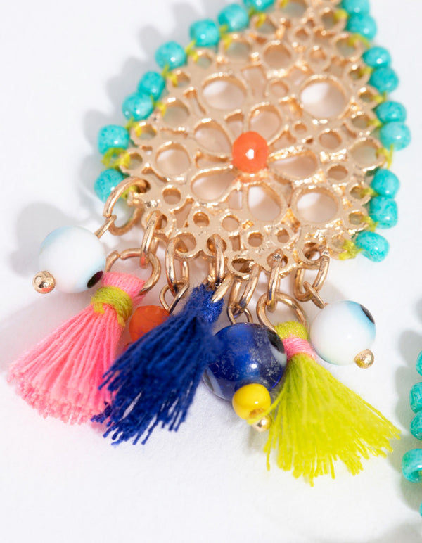 Filigree kwast oorbellen