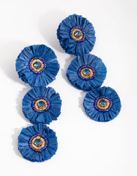 Paper Triple Circle Drop Earrings - link has visual effect only