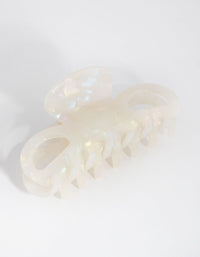 Acrylic White Bow Claw - link has visual effect only
