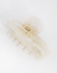 Acrylic White Bow Claw - link has visual effect only