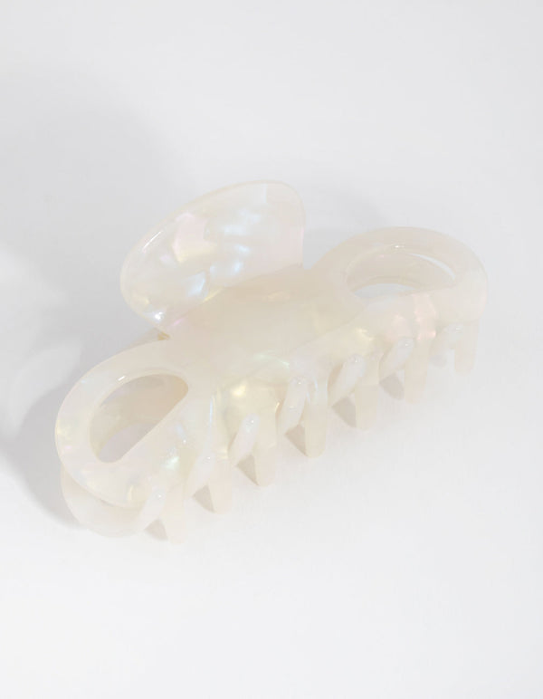 Acrylic White Bow Claw