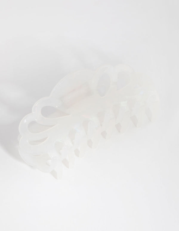 Milky Cut Out Loopy Claw