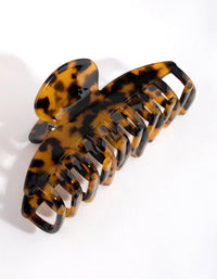 Acrylic Tortoiseshell Bar Line Claw - link has visual effect only