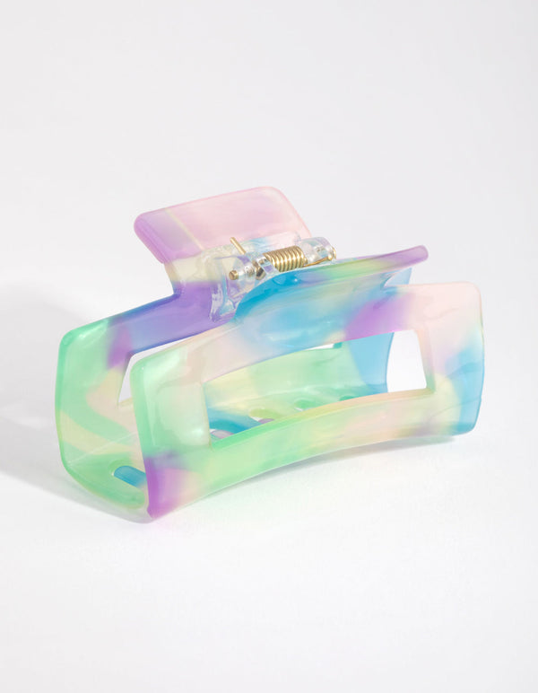 Acrylic Mermaid Rectangle Claw