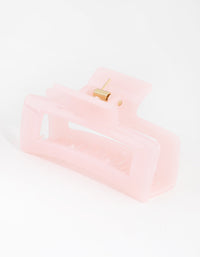 Acrylic Pink Rectangle Claw - link has visual effect only