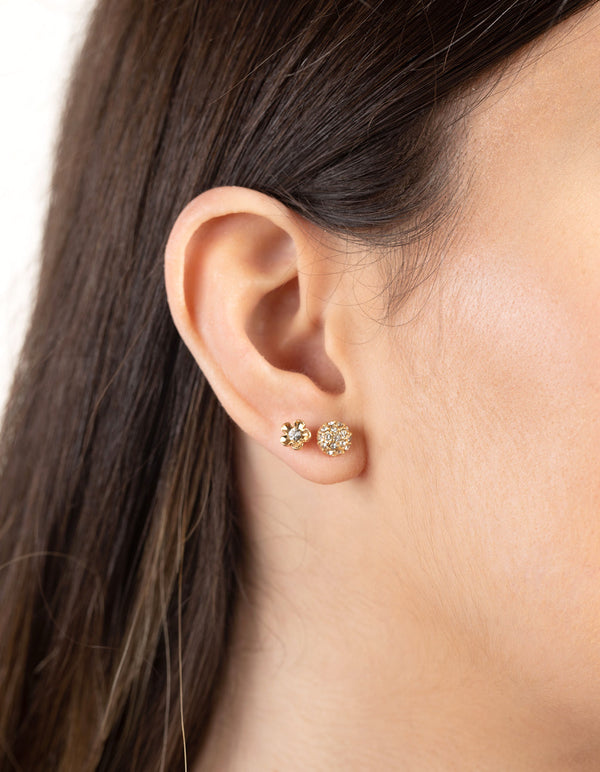 Gold Little Luck 8-Pack Earring