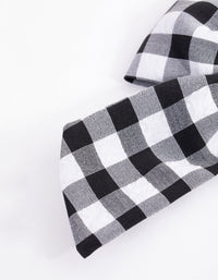 Gumka do włosów w kratkę Gingham Long Bow - link has visual effect only