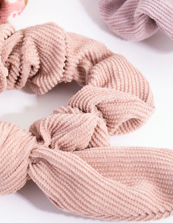 Floral Bunny Scrunchie 3-Pack