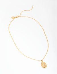 18ct Oval Pendant Necklace - link has visual effect only