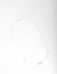 Silver Plated Evil Eye Necklace - link has visual effect only