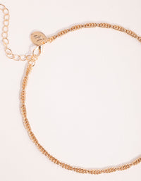 Gold Arrow Choker Necklace - link has visual effect only