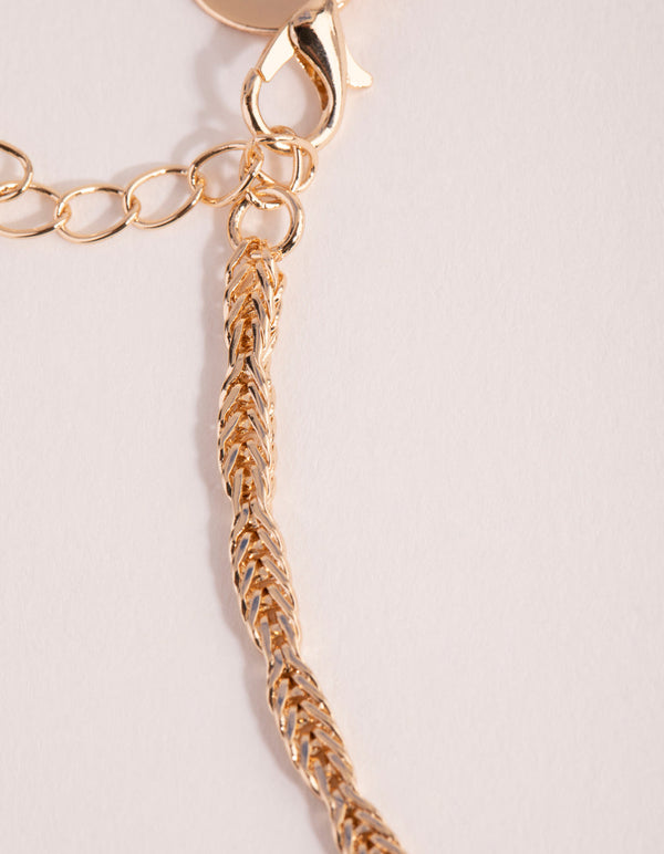 Gold Arrow Choker Necklace