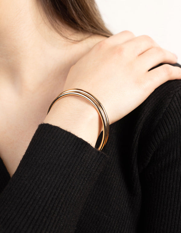 Gold Bangle 2-Pack