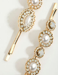 Diamante Bead Pearl Slides - link has visual effect only
