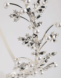 Pearl and Crystal Vine Alice Band - link has visual effect only