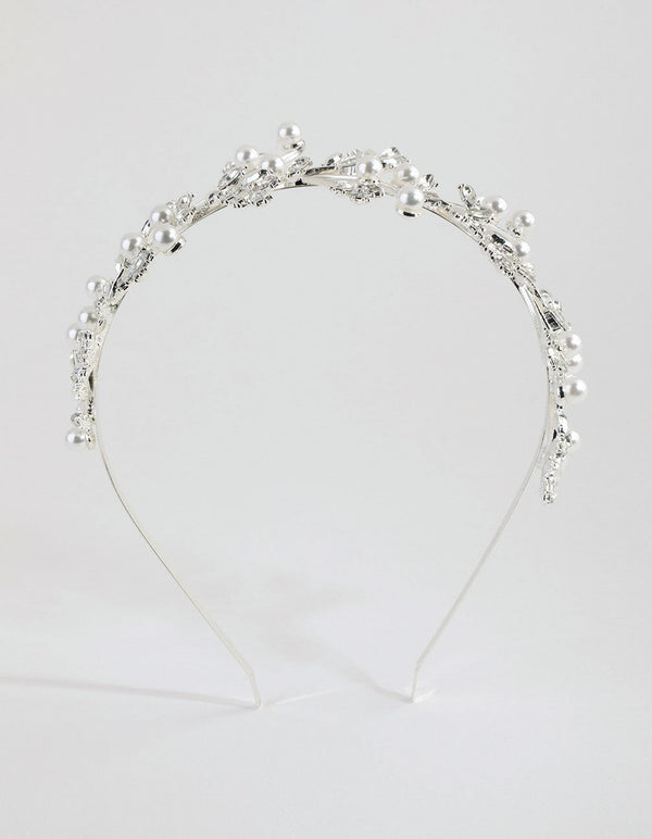 Pearl and Crystal Vine Alice Band
