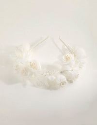 Dainty Rose Beaded Alice Band - link has visual effect only