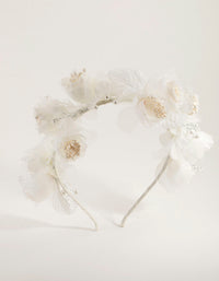 Dainty Rose Beaded Alice Band - link has visual effect only