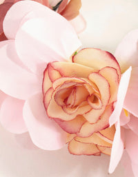 Blush Floral Crown Alice Band - link has visual effect only