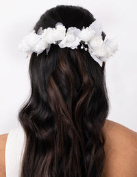 Dainty Rose Beaded Back Drop Clip - link has visual effect only