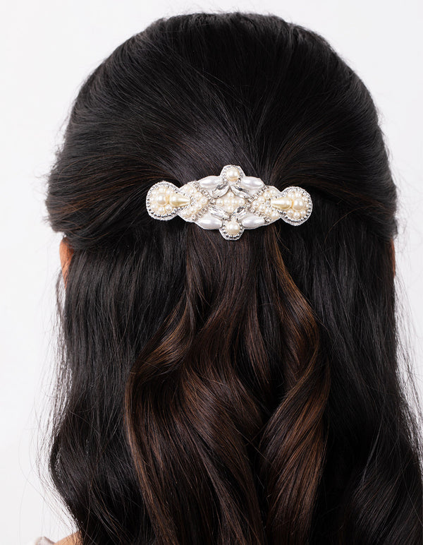 Mixed Pearl Detail Clip Pack