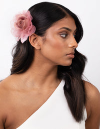 Mixed Fabric Rose Corsage - link has visual effect only