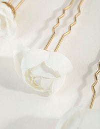 Mini Rosette Bun Pins - link has visual effect only