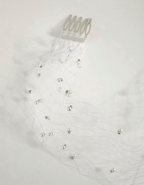 Floating Pearl Veil